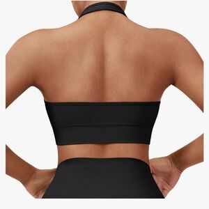 Halter sports bra